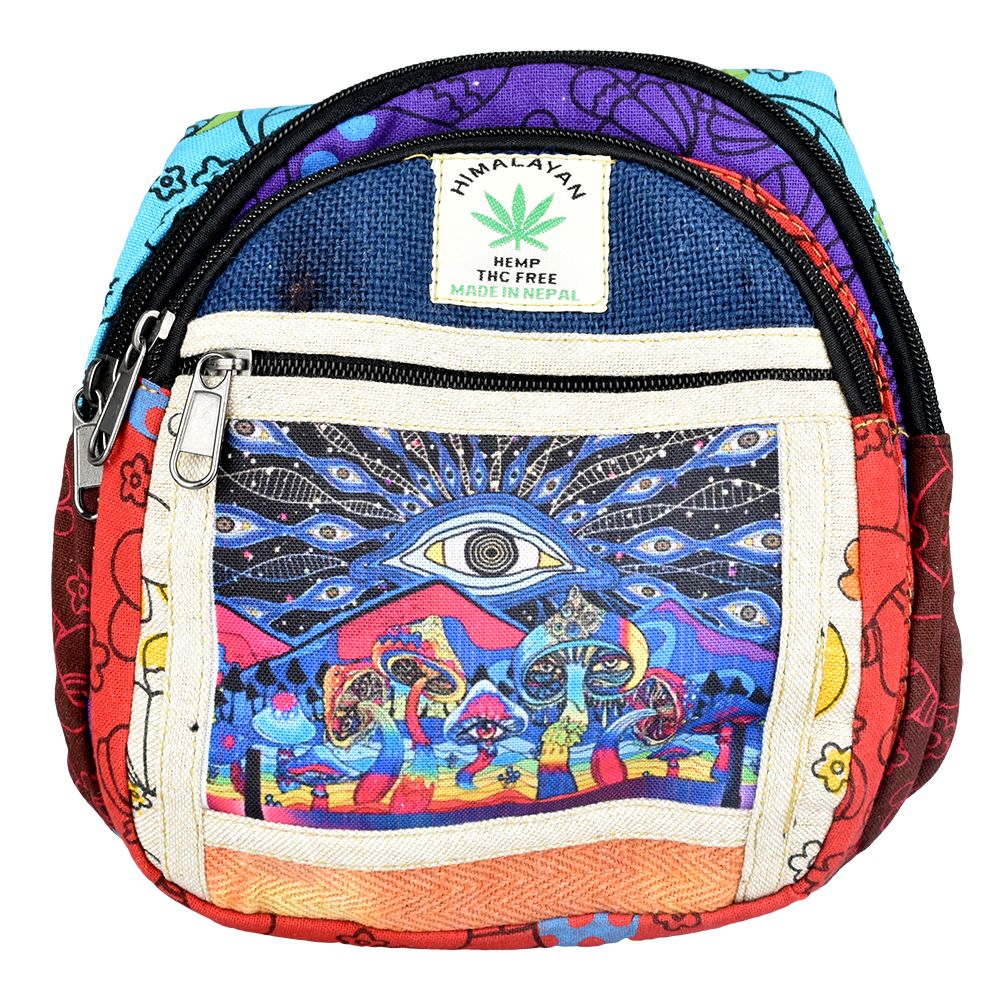 Threadheads Tie-Dye Eye In The Sky Pactchwork Sling Bag – 9″x8″Threadheads Tie-Dye Eye In The Sky Pactchwork Sling Bag – 9″x8″