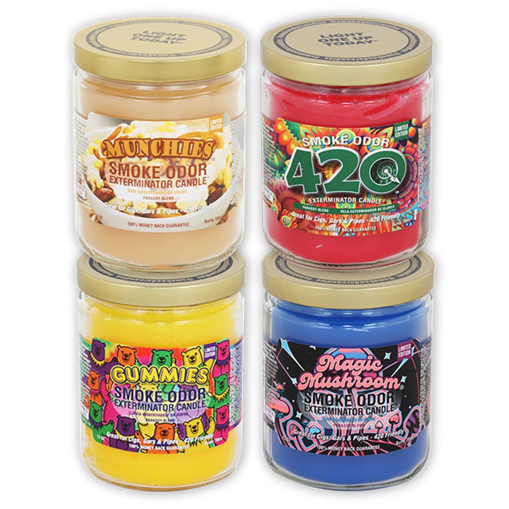 Smoke Odor Exterminator Candles – 13oz 12CT BOX –