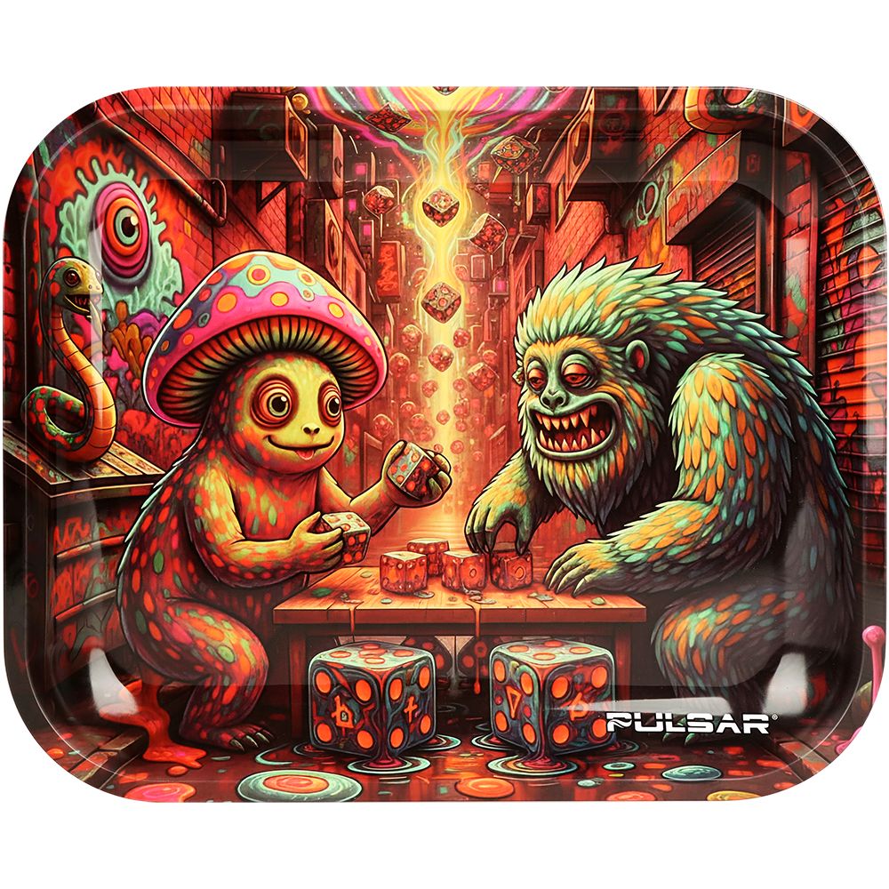 Pulsar Metal Rolling Tray – Back Alley Deal / 13″x 11″