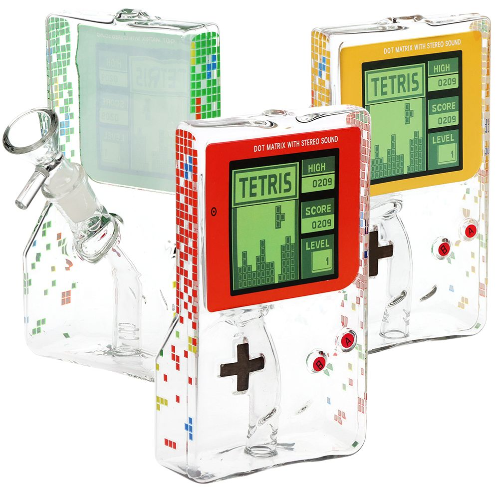 3CT BUNDLE – Gamedude Glass Bubbler – 6.5″ / 14mm F / Assorted Colors