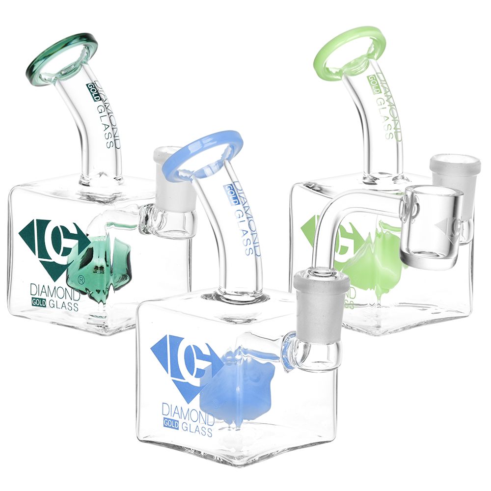 Diamond Glass SP2 Mini Dab Rig – 4.5″/ 14mm F