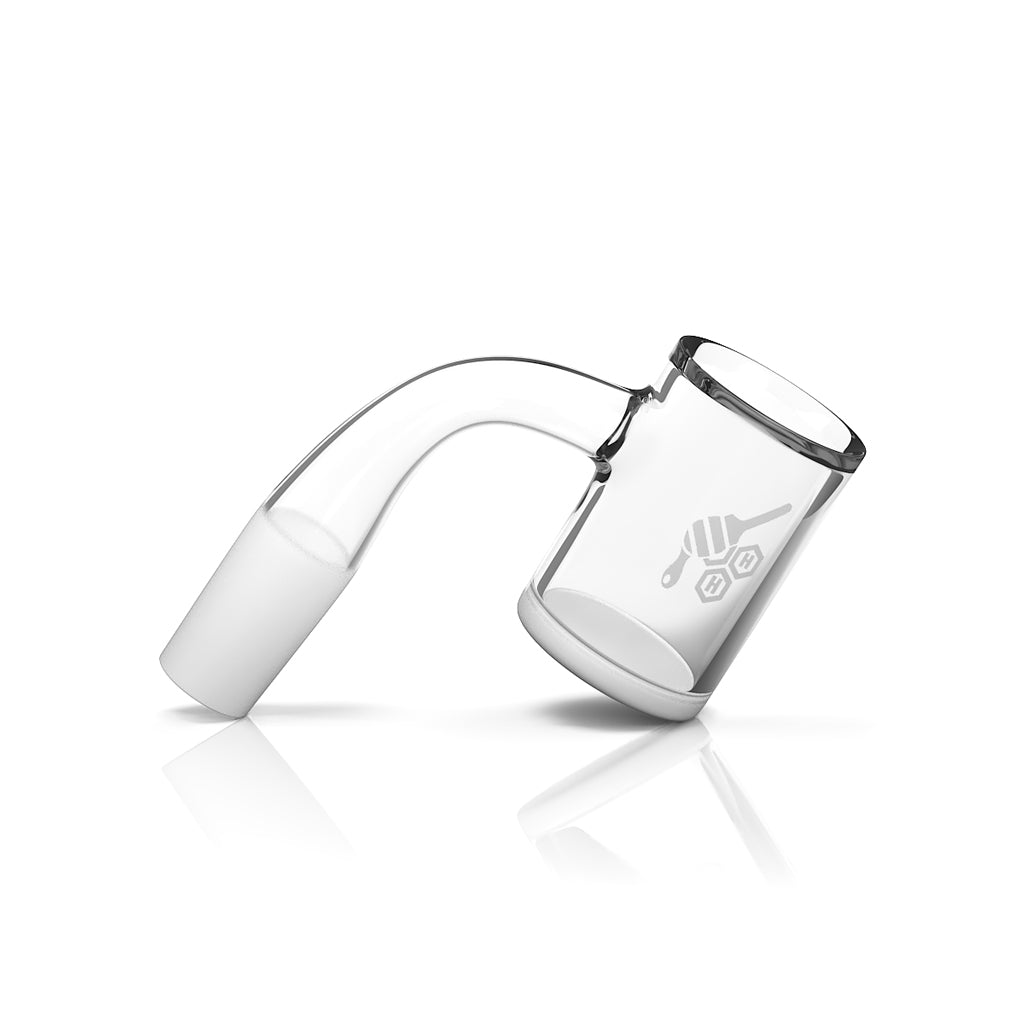 HONEY & MILK BEVEL QUARTZ BANGER – 90° DEGREE | YL