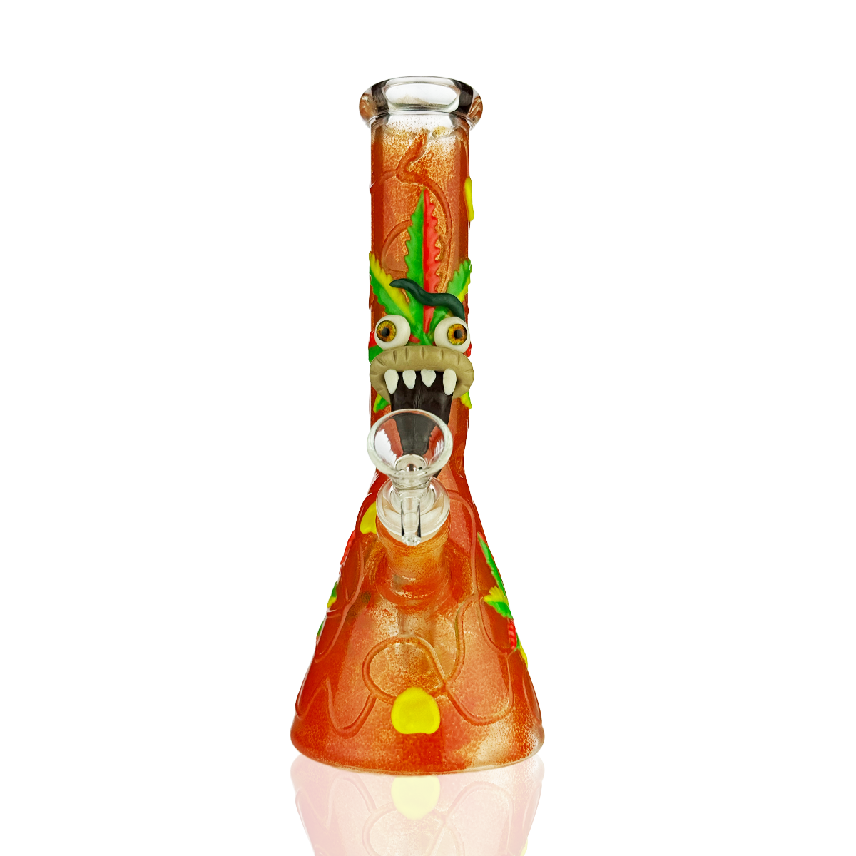 10-Inch Glow-in-the-Dark Beaker Water Pipe - Image 3