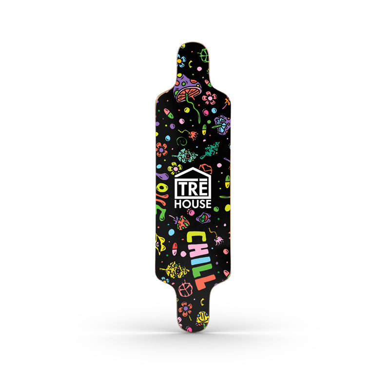TRE House – Longboard Deck – 10″