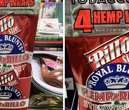 Royal Blunts Hemparillo Organic Natural 4 Wraps (3 Count) Strawberry Flavor