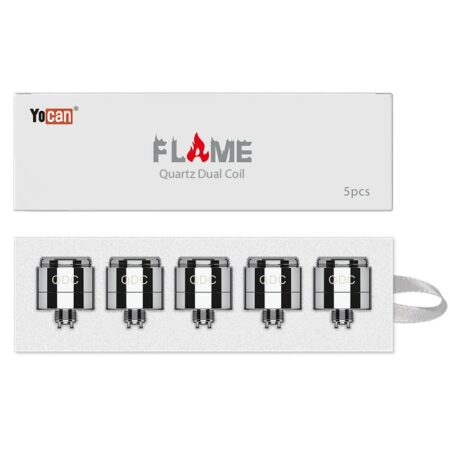 Premium Yocan FLAME Dual Quartz Coils (5-Pack)