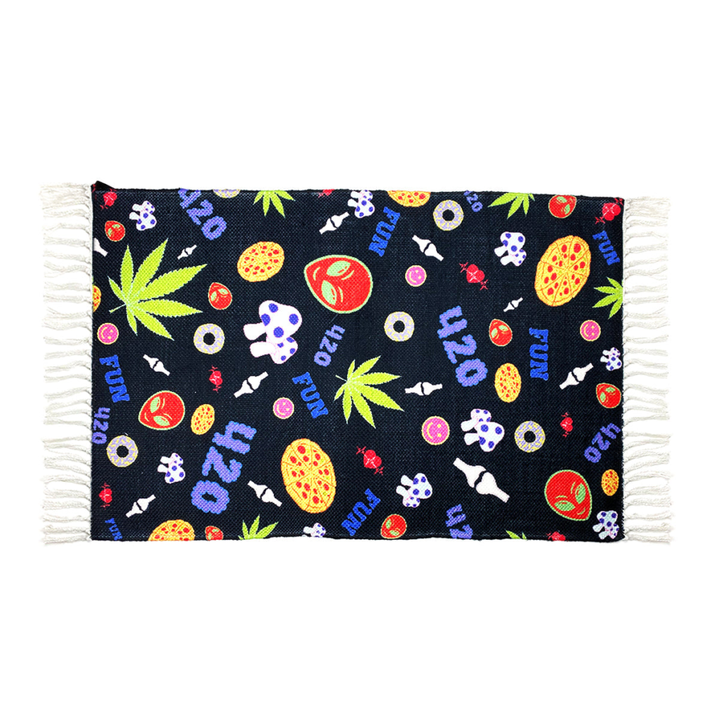 Alien Fun Design Handloom Welcome Mat
