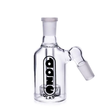 Clear Glass Ash Catcher with Circ Percolator 14mm 45 Degree