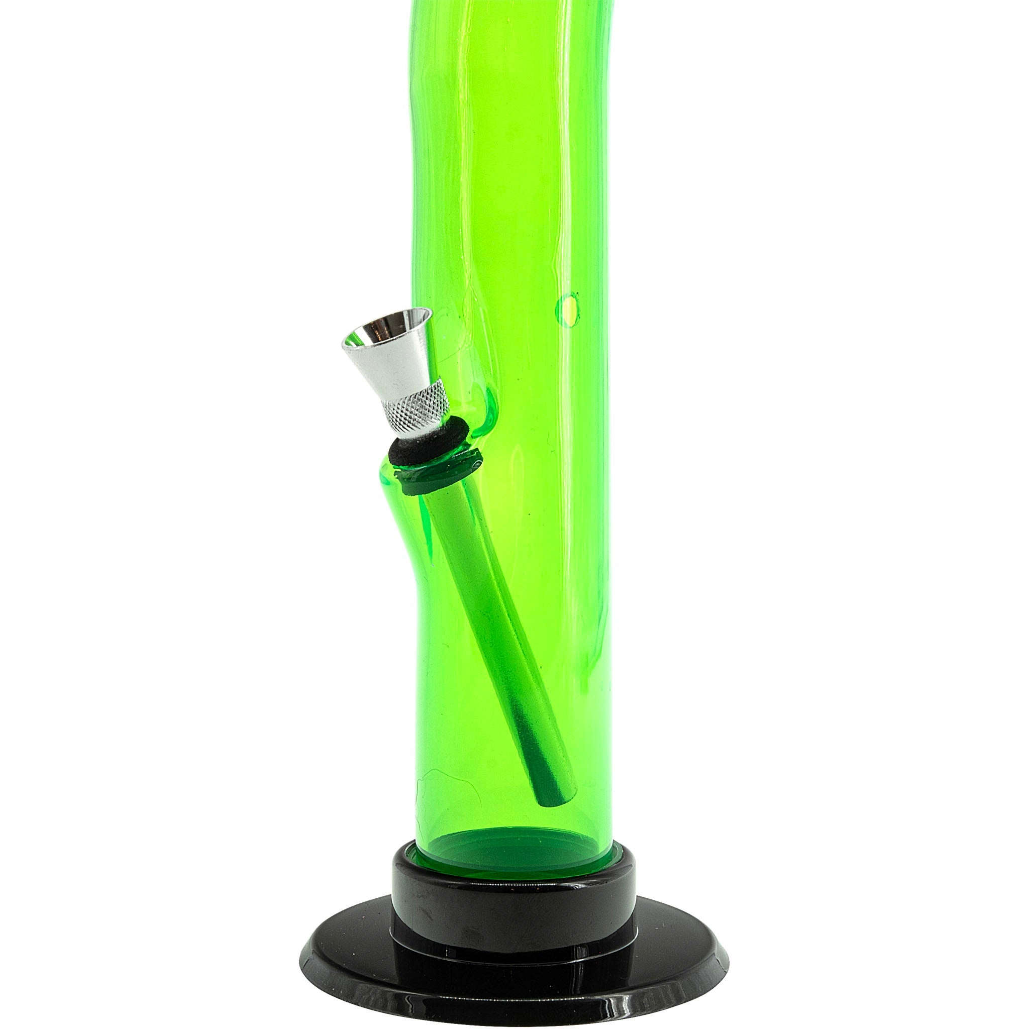 Acrylic Curved Tube Bong 10'' - Image 7