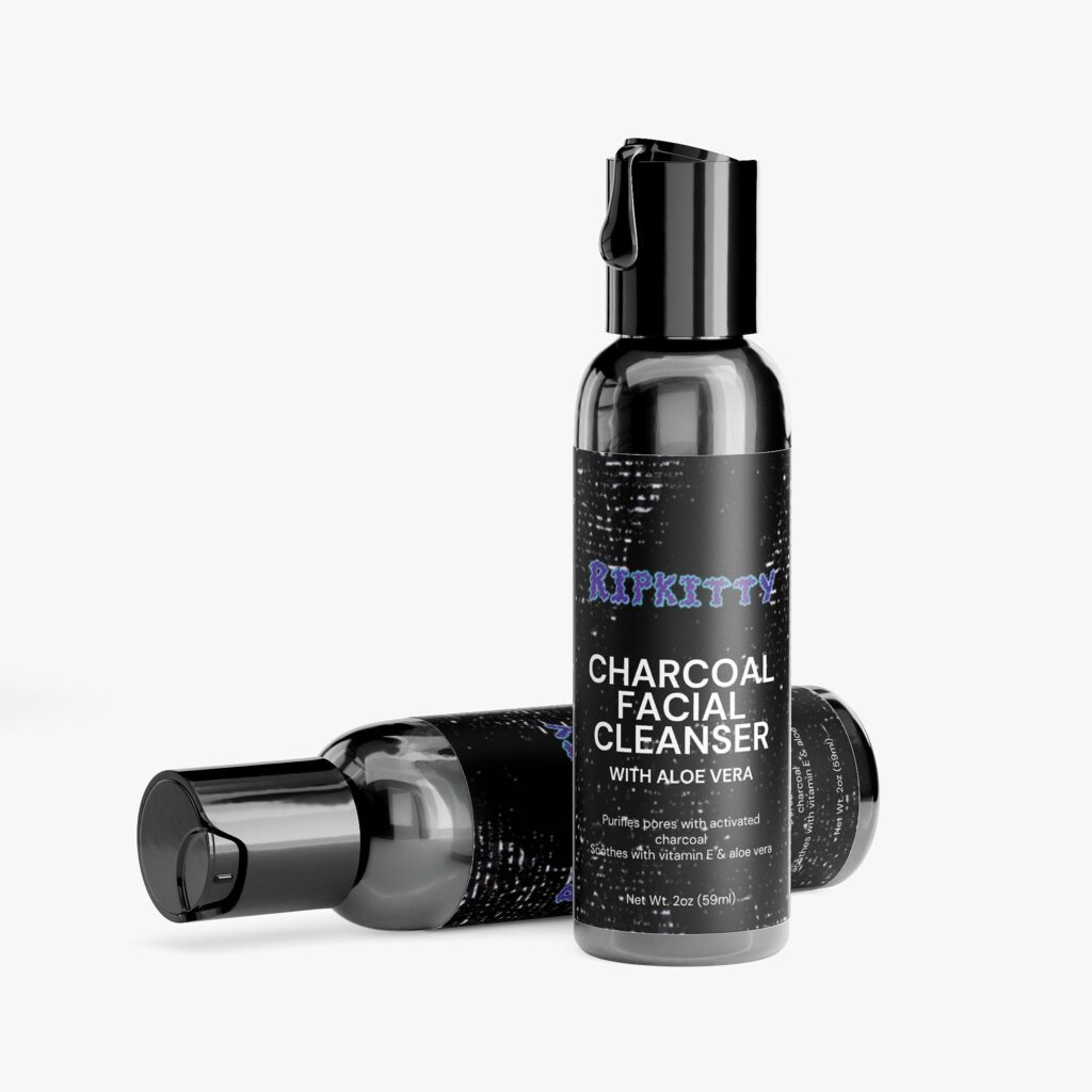 Ripkitty Void Scrub: Charcoal Facial Cleanser (2 oz)
