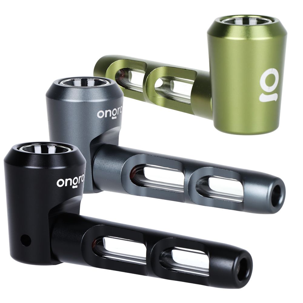 ONGROK Aluminum & Glass Spoon Pipe | 4.25″