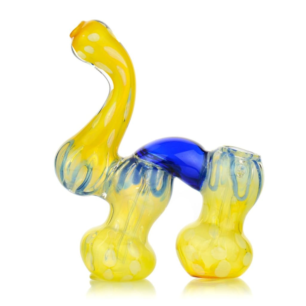 6 Bubbler Double Chamber Inside Twisting Glass Bong - Image 3
