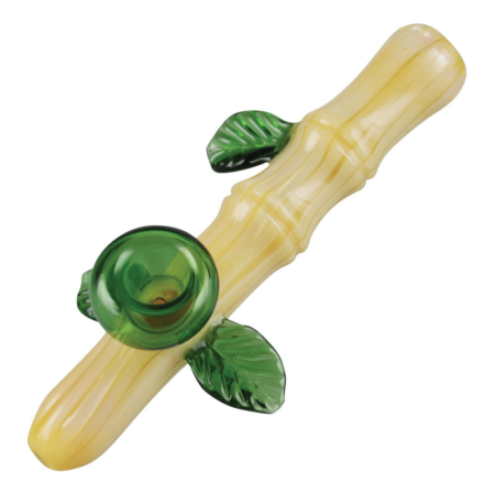 Bamboo Glass Hand Pipe – 6.5″