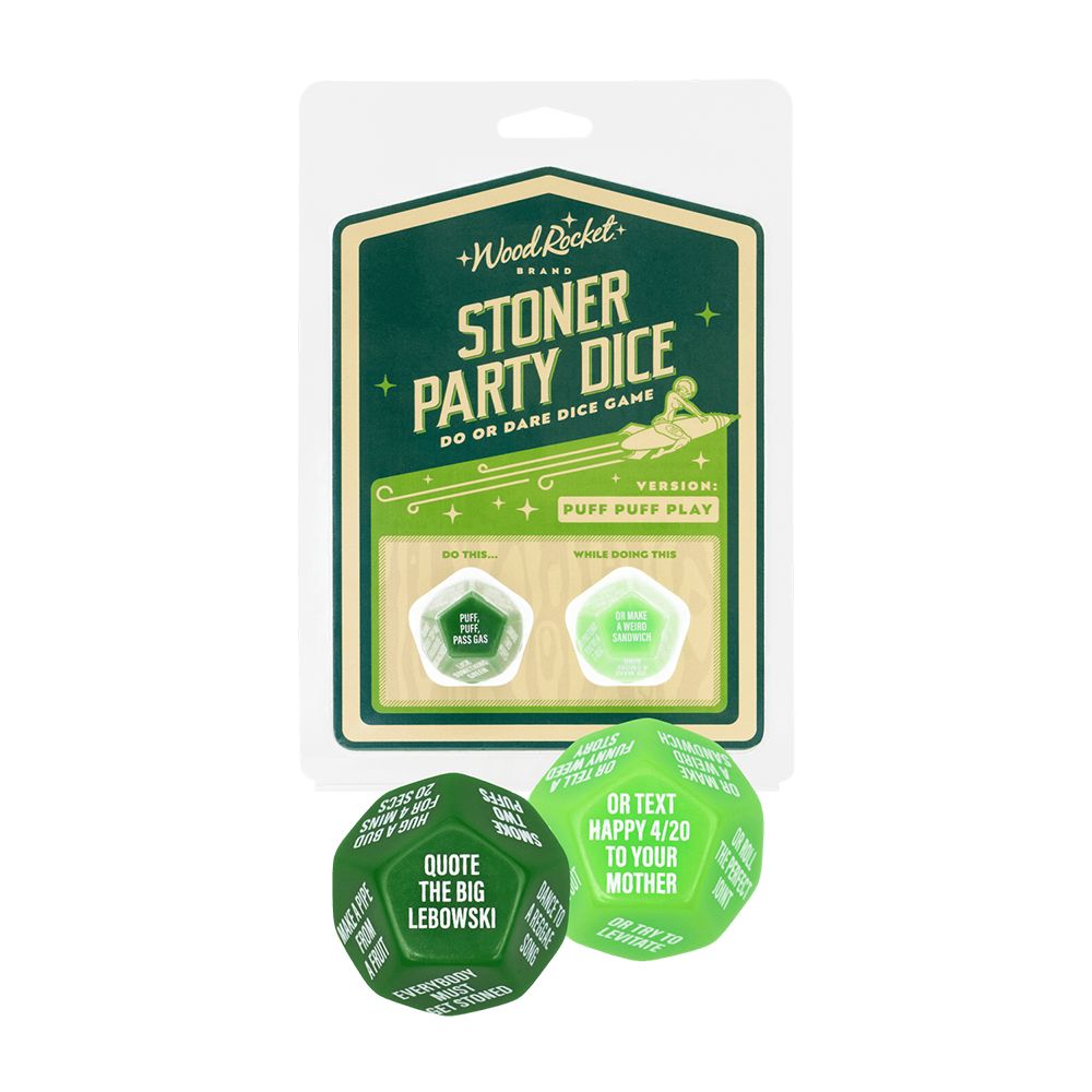Wood Rocket Party Dice – Stoner