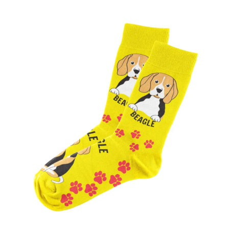 Beagle Socks Unisex with Fun Design for Comfort and Style - smoke