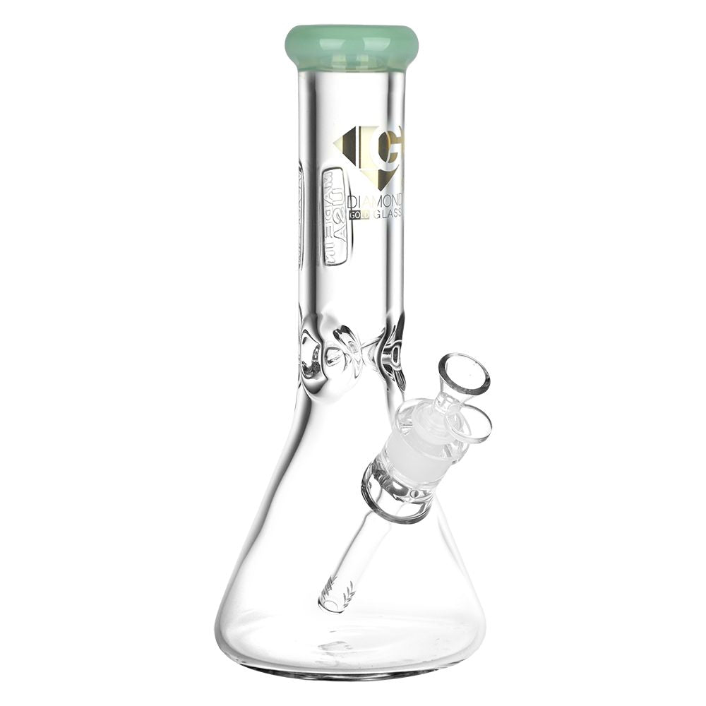 Diamond Glass American Made Beaker Bong – 11.75″ / 14mm F