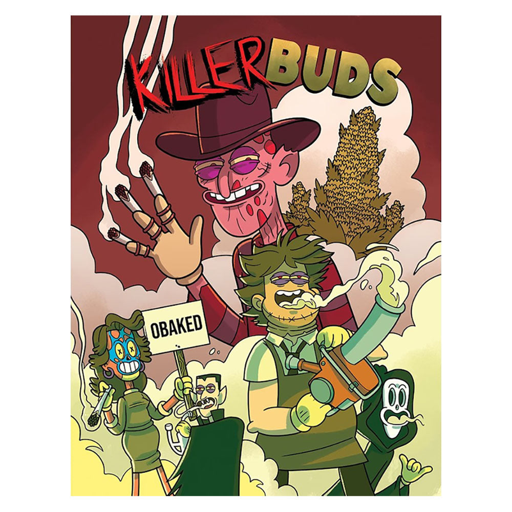 Wood Rocket Killer Buds Adult Coloring Book – 8.5″x11″