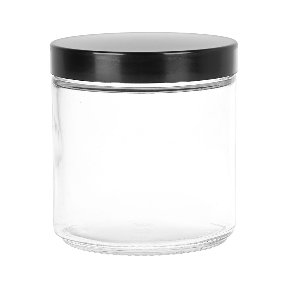 Clear Screw-Top Jar – 3.75″ x 3.5″/ X-Large