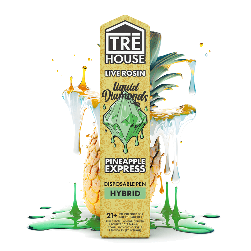 Pen – Pineapple Express – Hybrid – Live Rosin – Liquid Diamonds – (10 Pack)