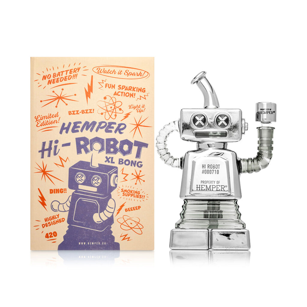 Hemper Hi-Robot XL Recycler Bong 8.75″