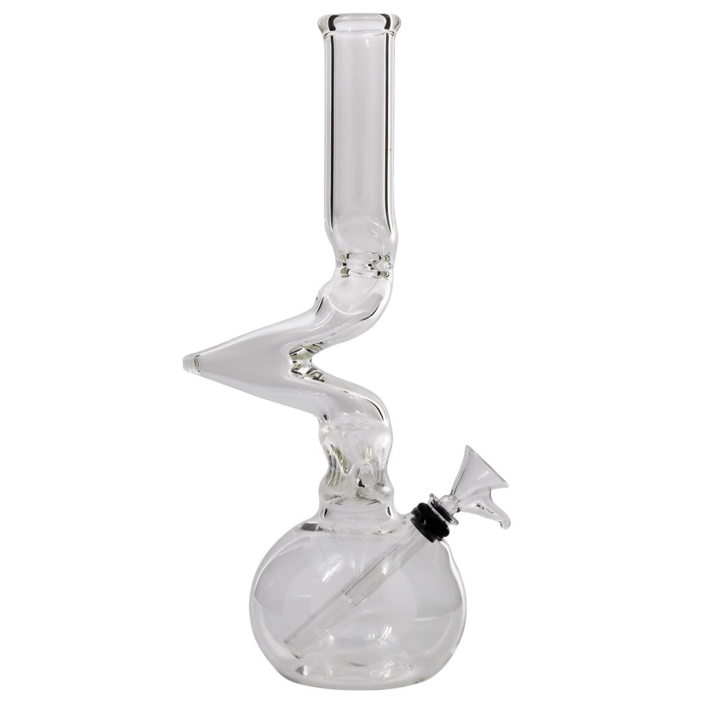 LA Pipes “Jacob’s Ladder” Crystal Clear Zong Bong