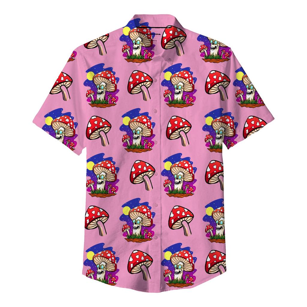 Vibrant Mushroom Pink Shirt Collection – 5 Sizes