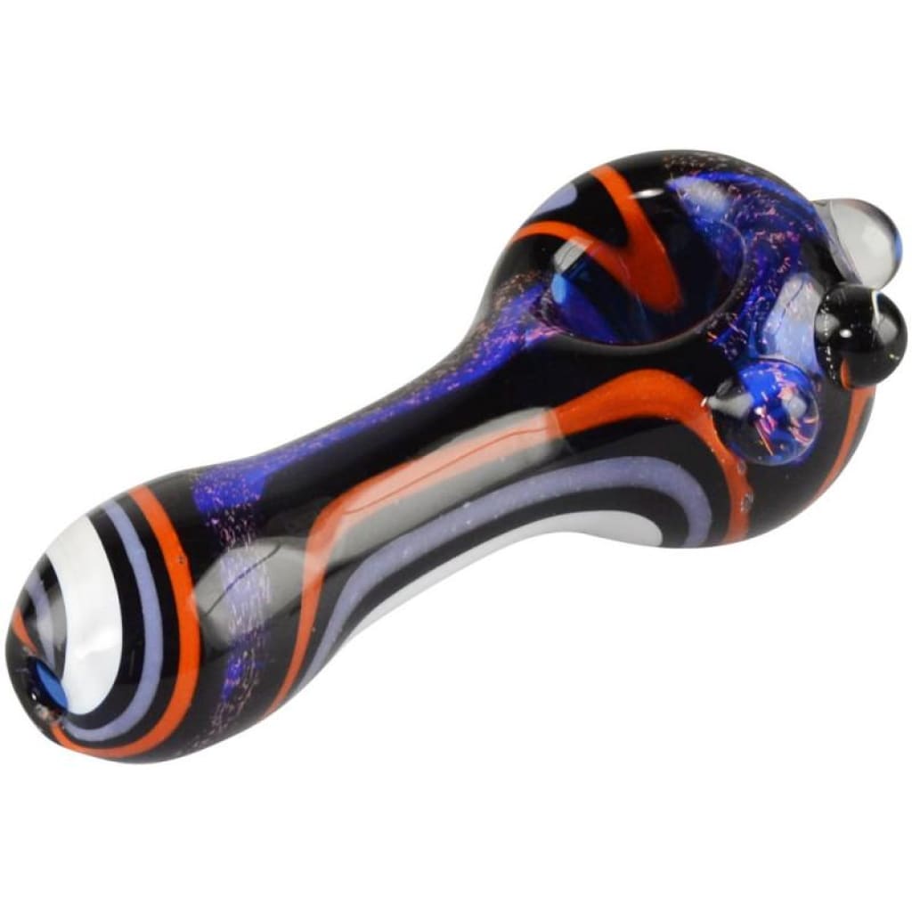 Space Dicro Swirl Hand Pipe – Cosmic Glass Magic