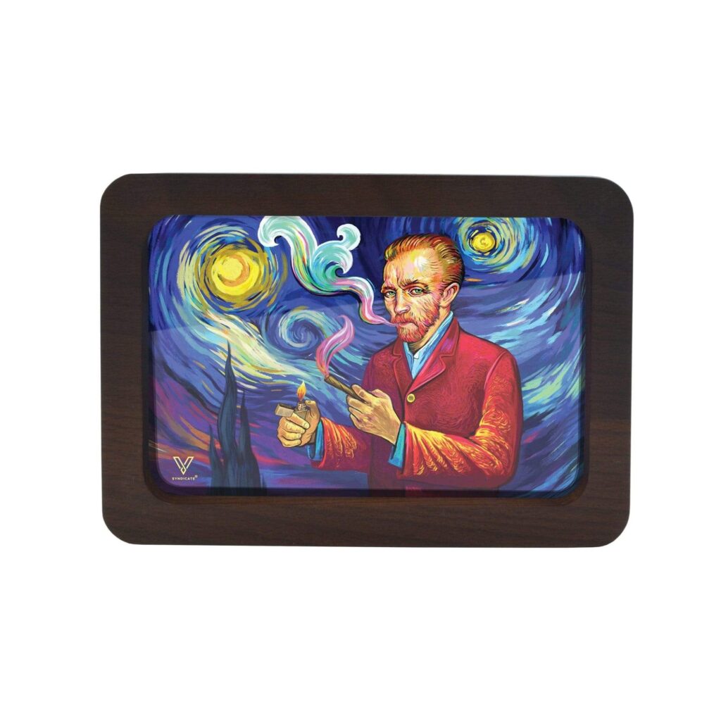 Smoky Night 3D High Def Wood Rollin’ Tray