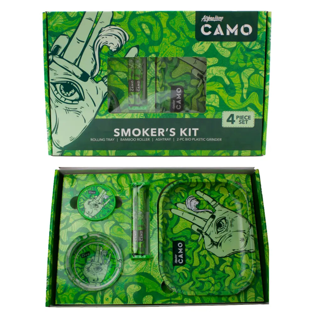 Afghan Hemp Camo Smokers Kit for Premium Hemp Products - Image 7