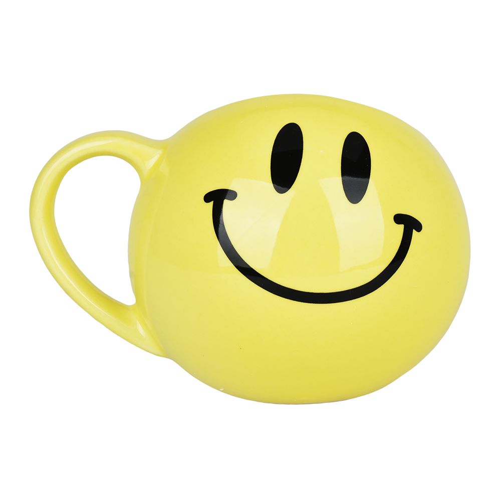 Smiley Face Ceramic Mug – 22oz