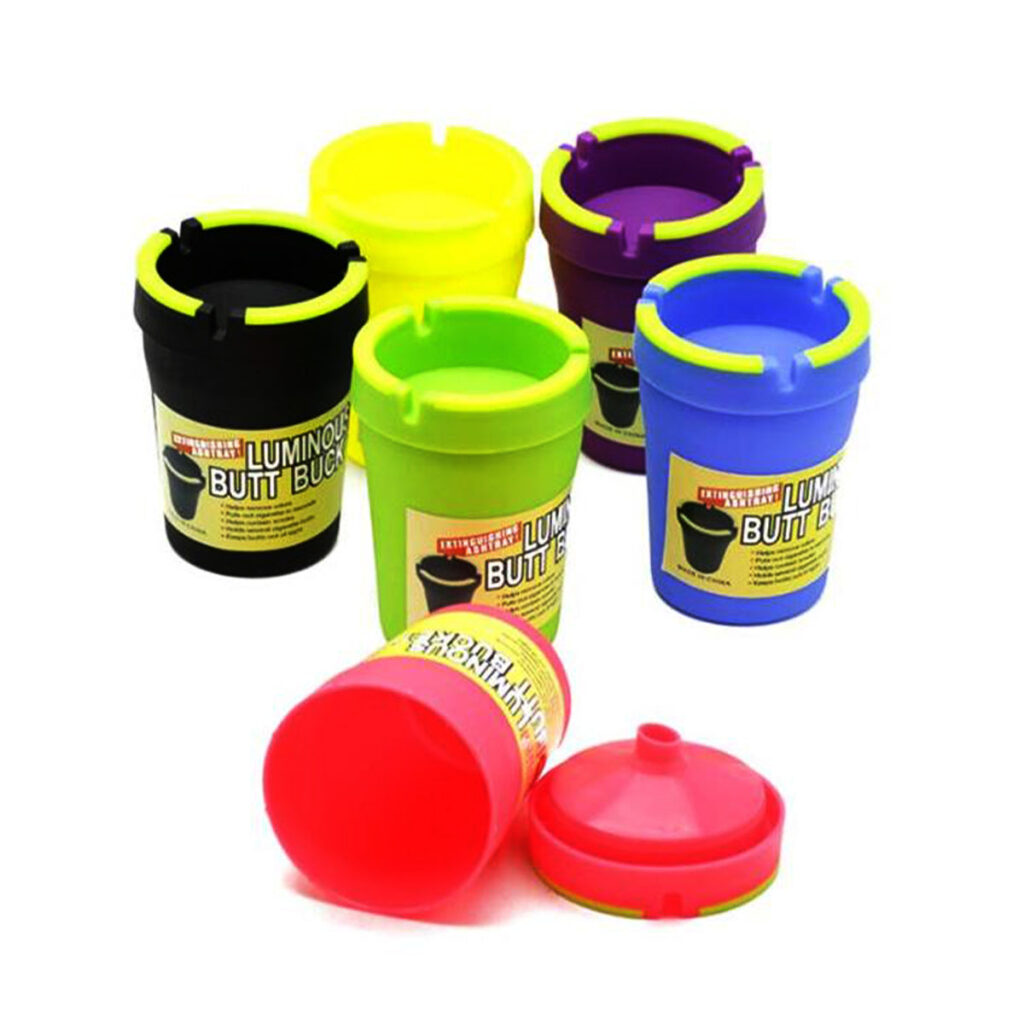 Luminous Acrylic Ashtray – 12 Piece Set