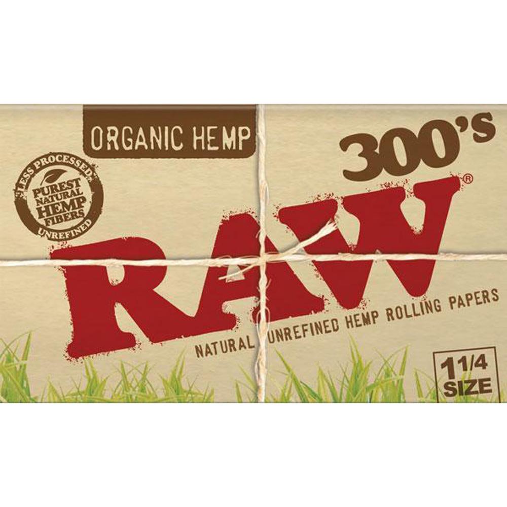 RAW Organic Hemp Rolling Papers 300s 1 1/4″
