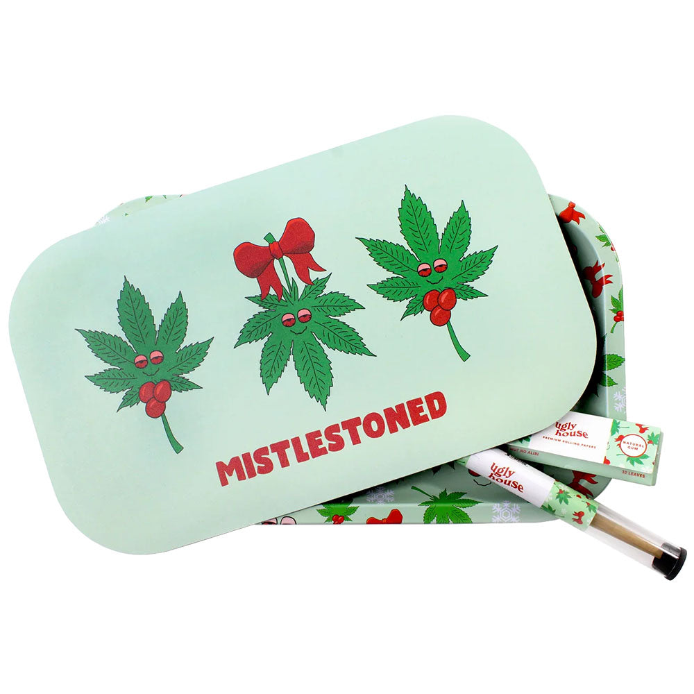 Ugly House Rolling Tray Bundle – Mistlestoned / 10″x6″