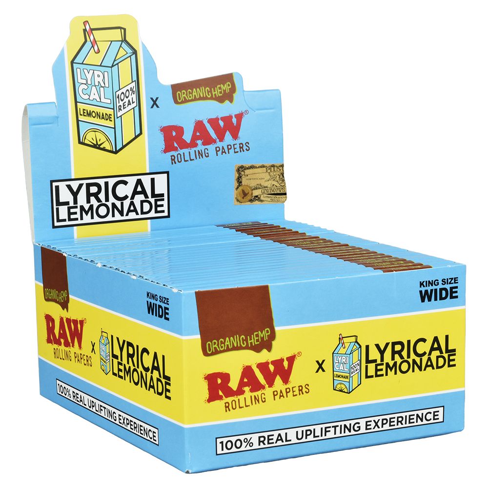 RAW x Lyrical Lemonade Rolling Papers – Hemp / 32pc / 50ct