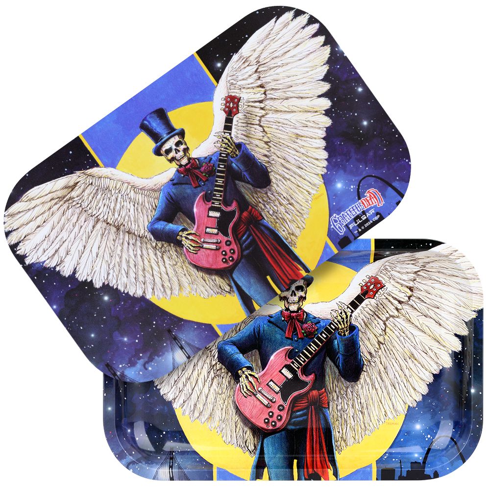 Grateful Dead x Pulsar Rolling Tray & Lid Kit – Angel of Music / 11″ x 7″