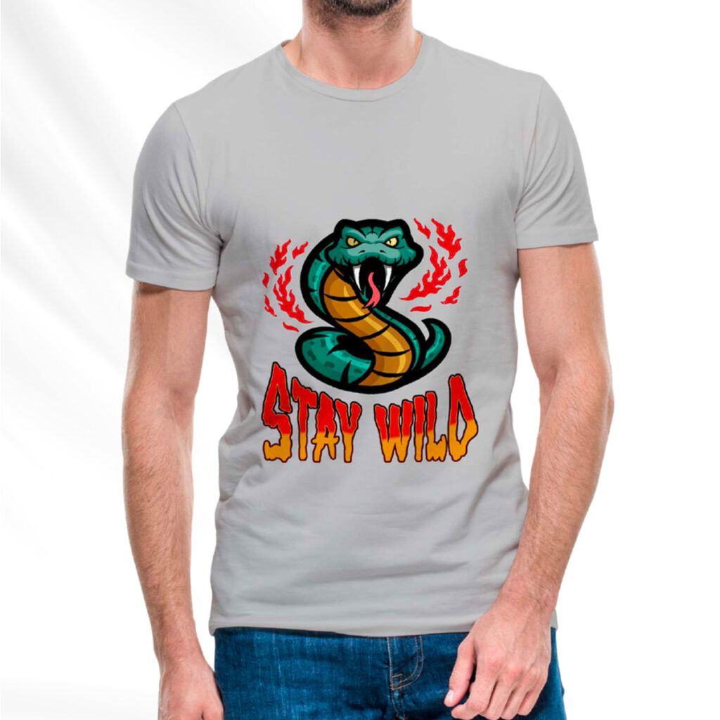 Stay Wild Gray T-Shirt Collection (5-Pack)