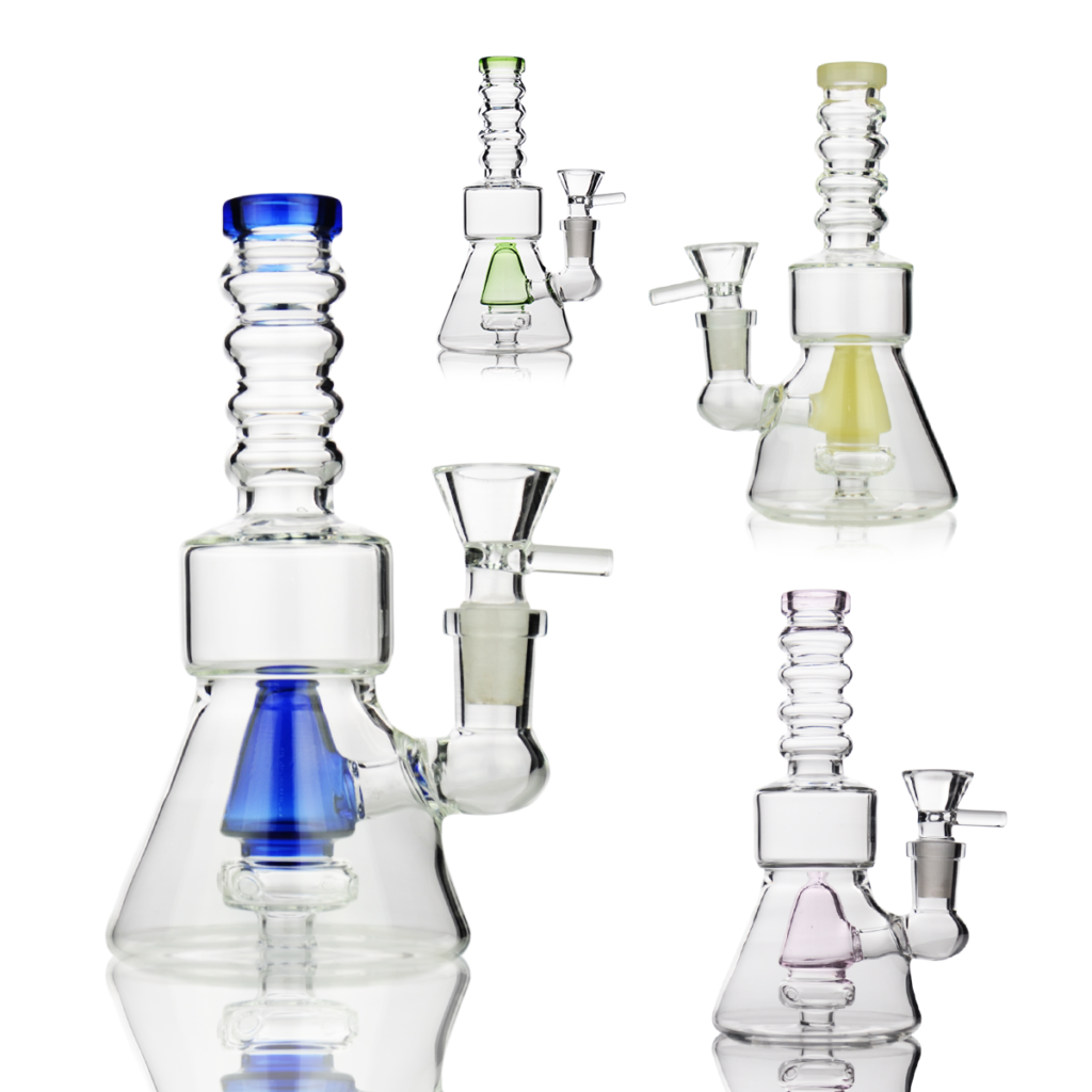 6-Inch Water Pipe with Cone Shower Perc