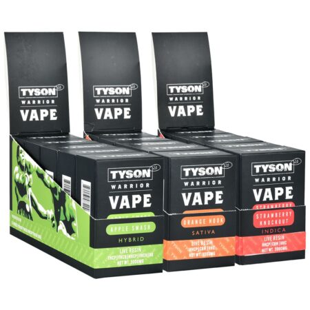 TYSON 2.0 Warrior Live Resin Disposable Vape | 3g | 5ct Display