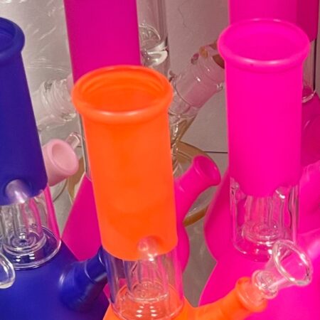 Ripkitty 8″ Dome Glass Water Pipe Bong – Heavy-Duty Assorted Colors