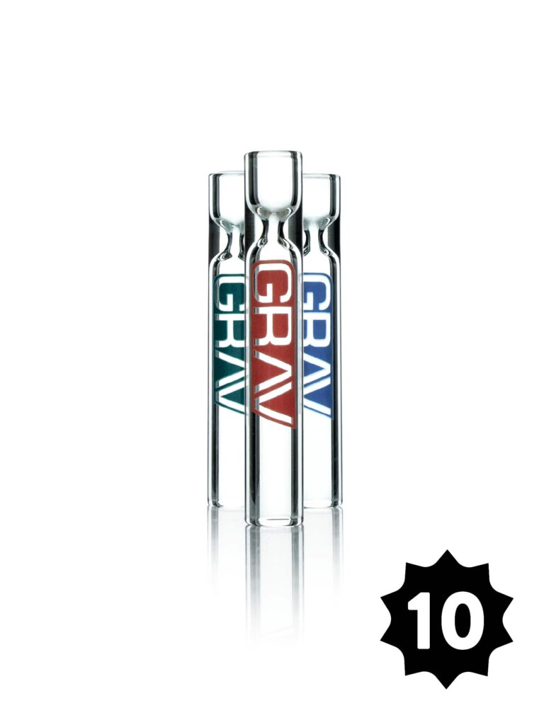 GRAV® Clear 9mm Taster – Pack of 10