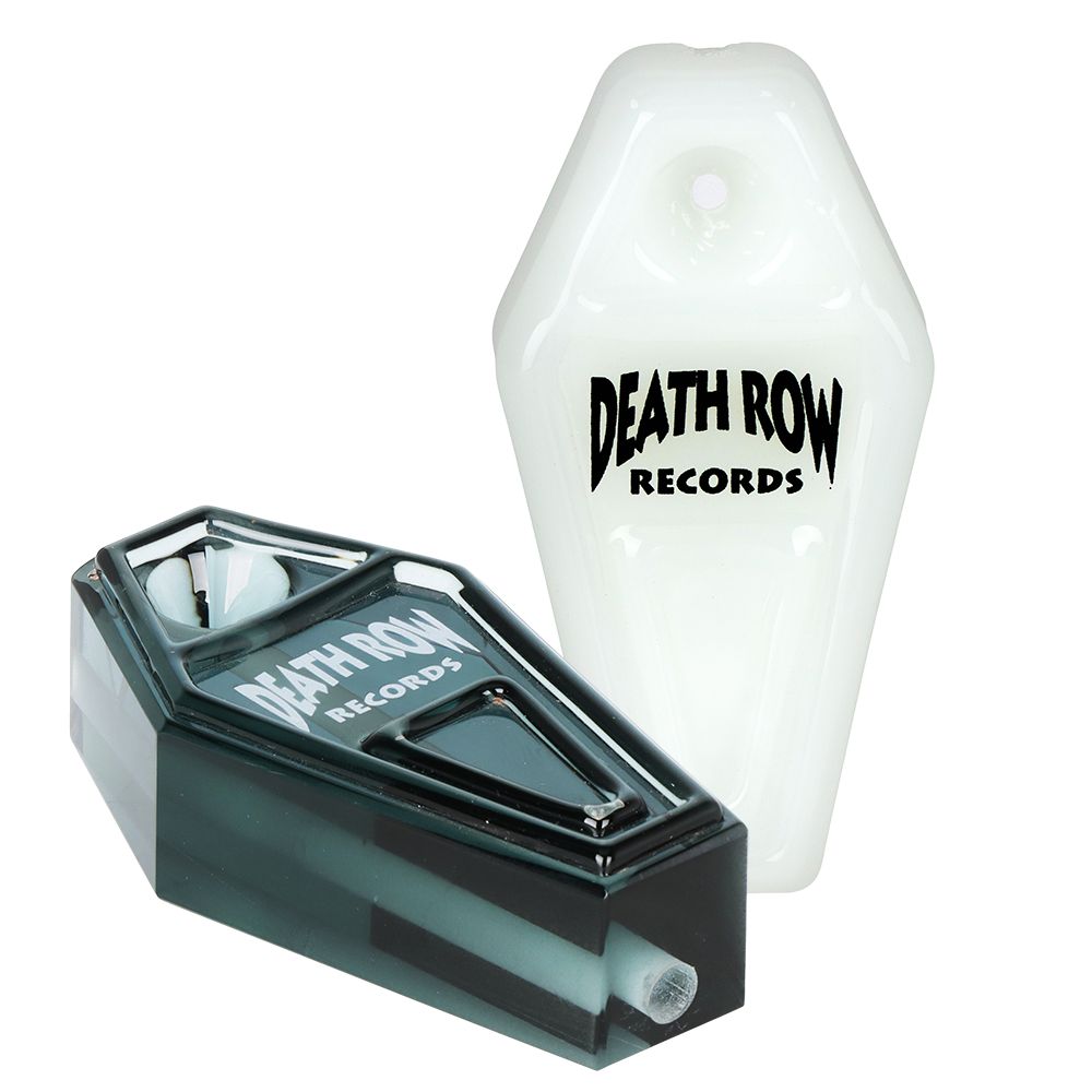 Death Row Records Coffin Glass Hand Pipe – 3.25″ / Colors Vary
