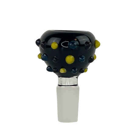Black Balls Glass Bong Bowl - 14mm