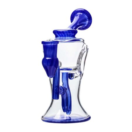 Calibear Opal Mini Recycler Dab Rig - 6.5" Color Water Pipe