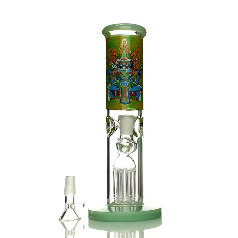 Aztec Straight Tube Water Pipe with Tree Percolator – Inch