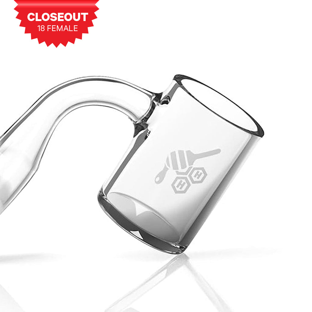 FLAT TOP ORIGINAL QUARTZ BANGER – 90° DEGREE | YL-CLOSEOUT