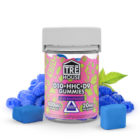 Gummies - Delta 10 w/ HHC & Delta 9 - Blue Raspberry (6 Pack)