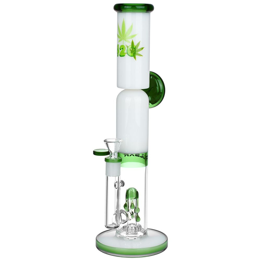 Pulsar 420 O’Clock Glow In The Dark Straight Tube Water Pipe – 13″ / 14mm F