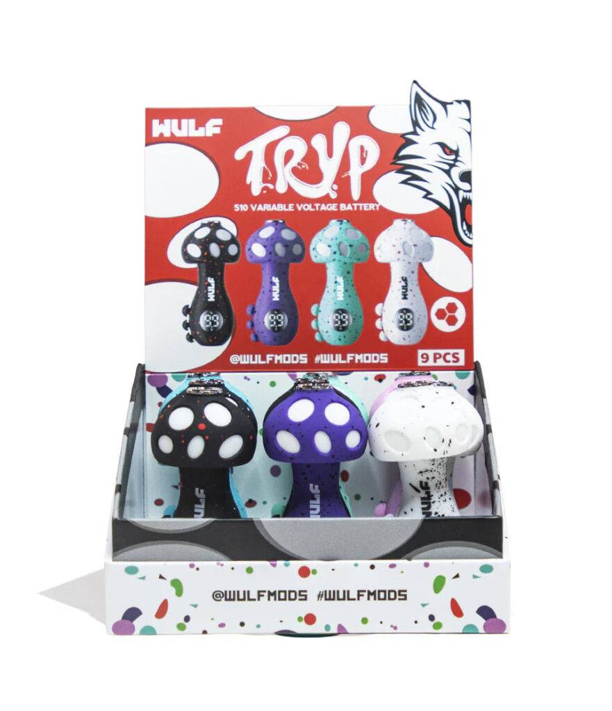 Wulf TRYP Mushroom 510 Battery Pack (9-Count)
