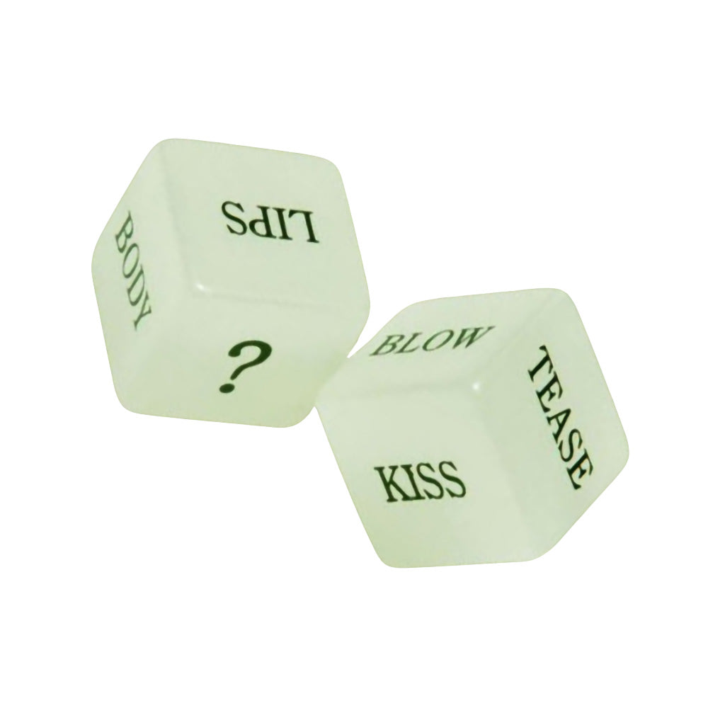 Glow Love Dice – 1″x1″ 2PC SET