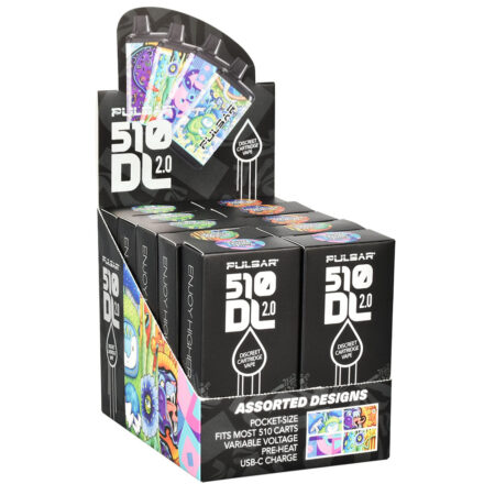 Pulsar 510 DL 2.0 Design Series VV Vape Bar - 650mAh / Assorted - 10pc Display
